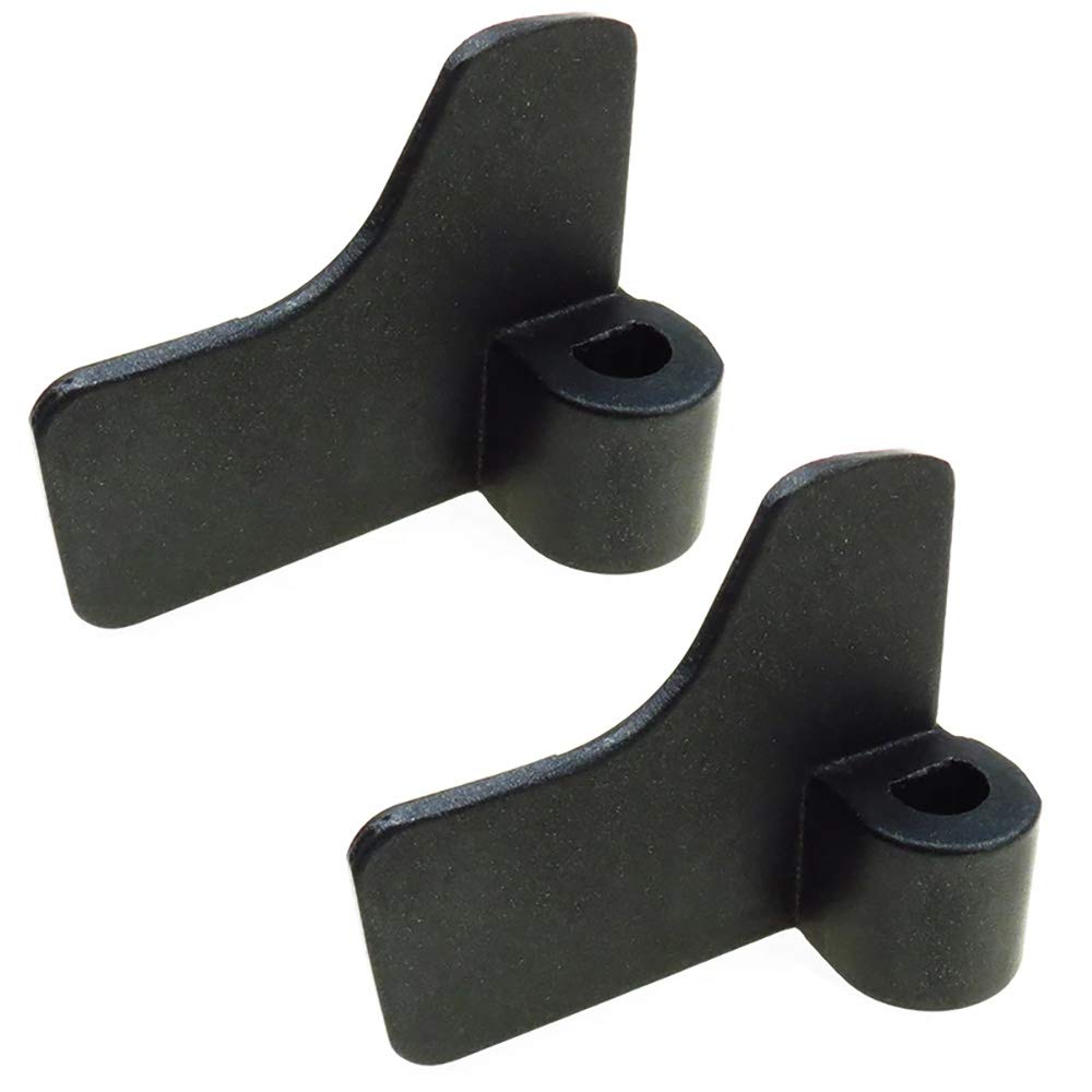 Mayata 2Pcs three Specifications Non Stick Breadmaker Paddles 1.8x5.7cm, Black Stainless Steel Loaf Maker Kneading Blade Replacement For Bread Machine