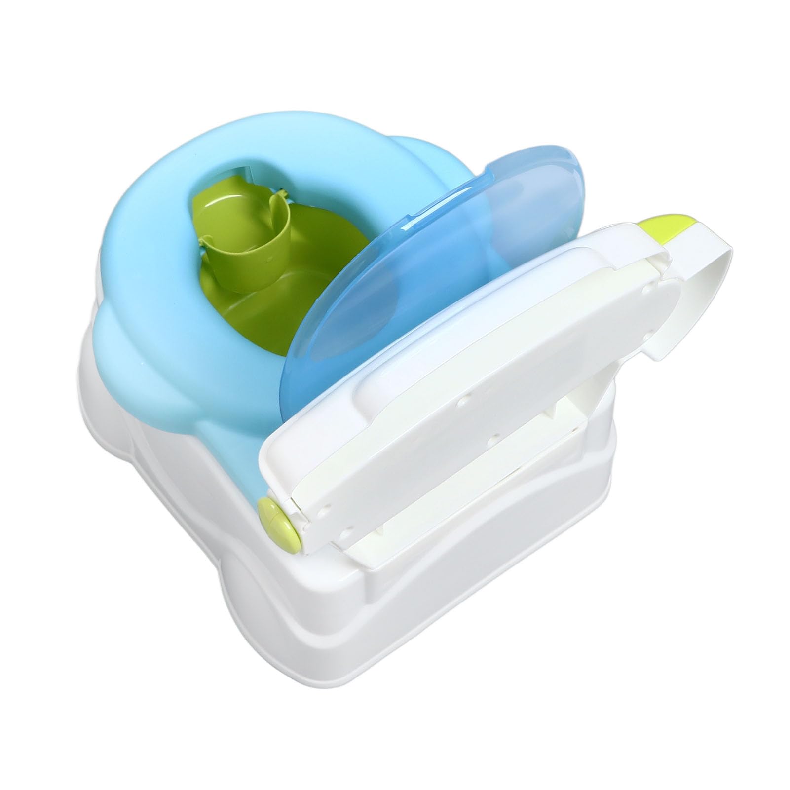 EMUKOEP Toilette Ergonomica per Vasino per Bambini con Schienale per il Design della Presa Domestica Dimensioni del Materiale della Sedia per Vasino per Bambini (PP)