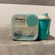 RETAIL PARATPAR Kids Lunch Box & Water Bottle Set with Tinker Bell Design – Insulated Lunch Box with Leak-Proof Bottle, Dishwasher Safe, BPA-Free, School Tiffin Set for Girls (Teal Green)
