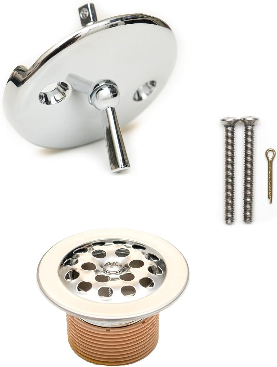 Bathtub and Shower Tub Drain Trim Kit ??? Includes Tub Strainer, Waste ...