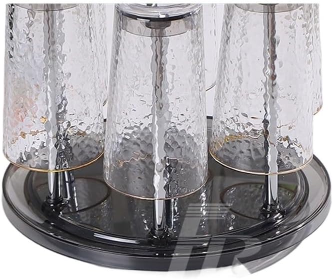 Circular Rotating Cup Holder Leaf Six Inverted Drain(E)