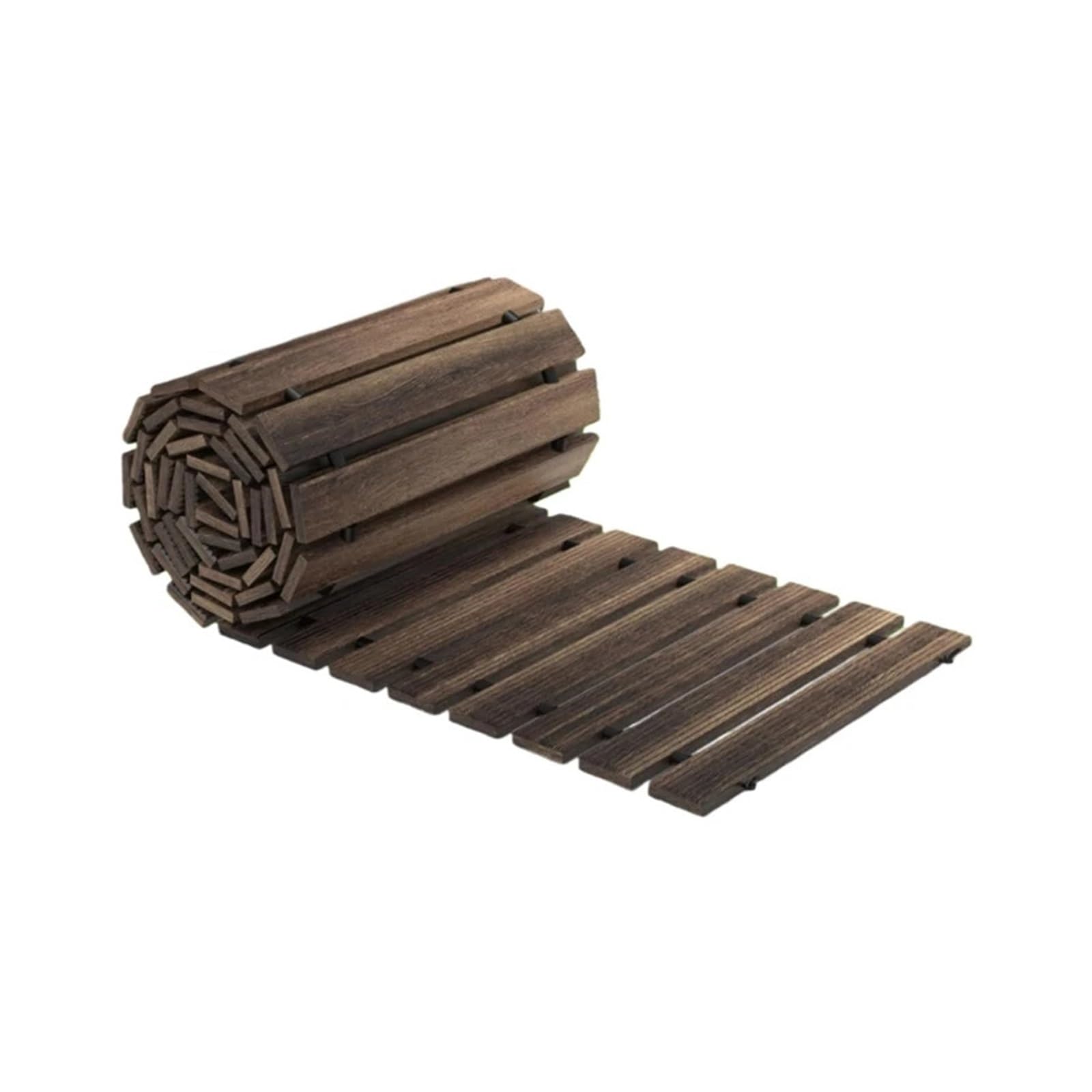 Terraza permanente for suelo de jardín, resistente a la intemperie for uso en exteriores, fácil de mantener con lavado con agua(8FTDark brown)