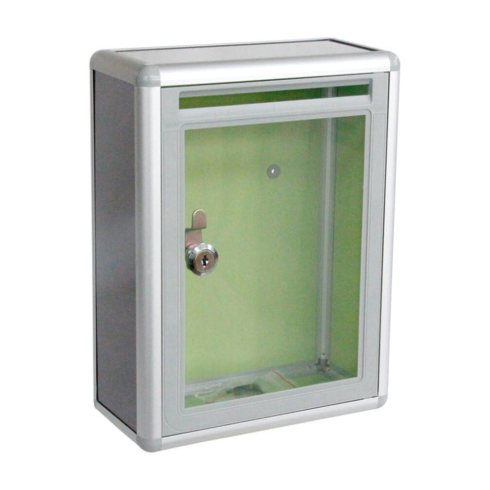 Cabilock 1pieza Buzón De Sugerencias Acrílico Transparente Caja De Quejas Pequeña Para Oficina y Hogar Instalación Pared Capacidad Amplia Para Documentos y Correspondencia