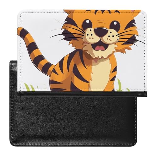 Porte-passeport motif floral tigre pour vos voyages et vacances