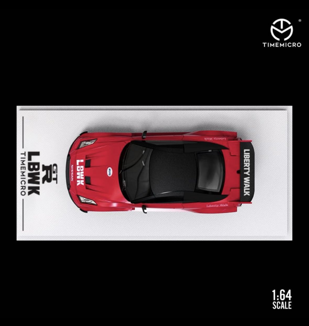 Amazon | 1/64 TM TIMEMICRO LBWK 日産 gtr 3.0 赤黒 フィギュア付き