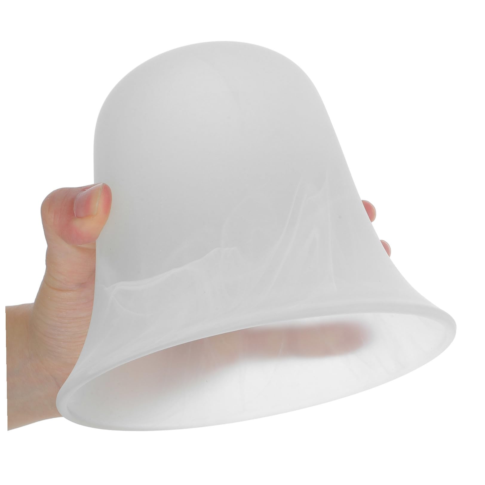 SOLUSTRE Abat-jour en Verre de Nuage Diffusion Douce de Lumière et Dissipation Thermique 4 Pièces Ouverture de 42mm pour Lampe de Table E27 pour Décoration de Salons