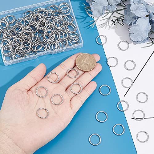 UNICRAFTALE About 150pcs Stainless Steel Jump Rings Round Ring Inner 12.3mm Closed but Unsoldered Jump Rings Metal Rings for Bracelet Necklace Jewlery Making - Image 2