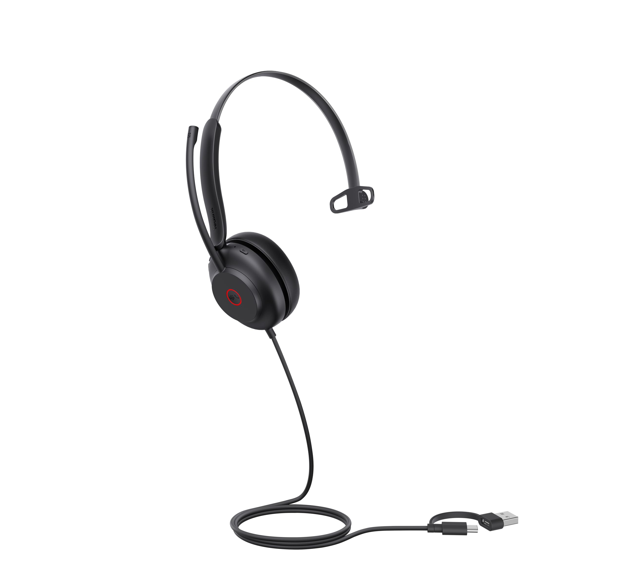 Yealink UH35 Mono USB-A/C Headset, optimized for Teams