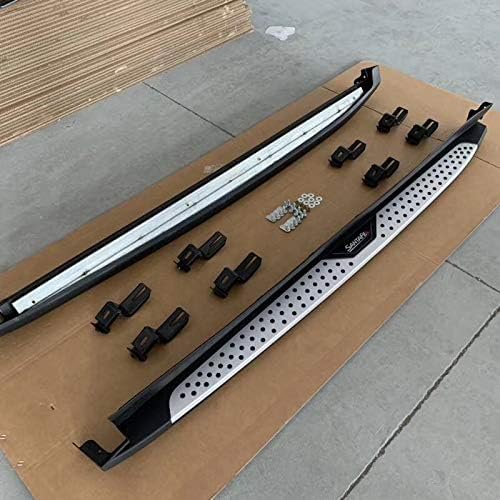 Estribos laterales para Santa Fe 2019-2023 aluminio negro miniatura 3