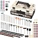 SPTA Rotary Tool Accessories Kit, 349Pcs Grinding Polishing Drilling Kits, 1/8" Shank Electric Grinder Universal Fitment for Easy Cutting, Grinding, Sanding, Sharpening, Carving & Polishing