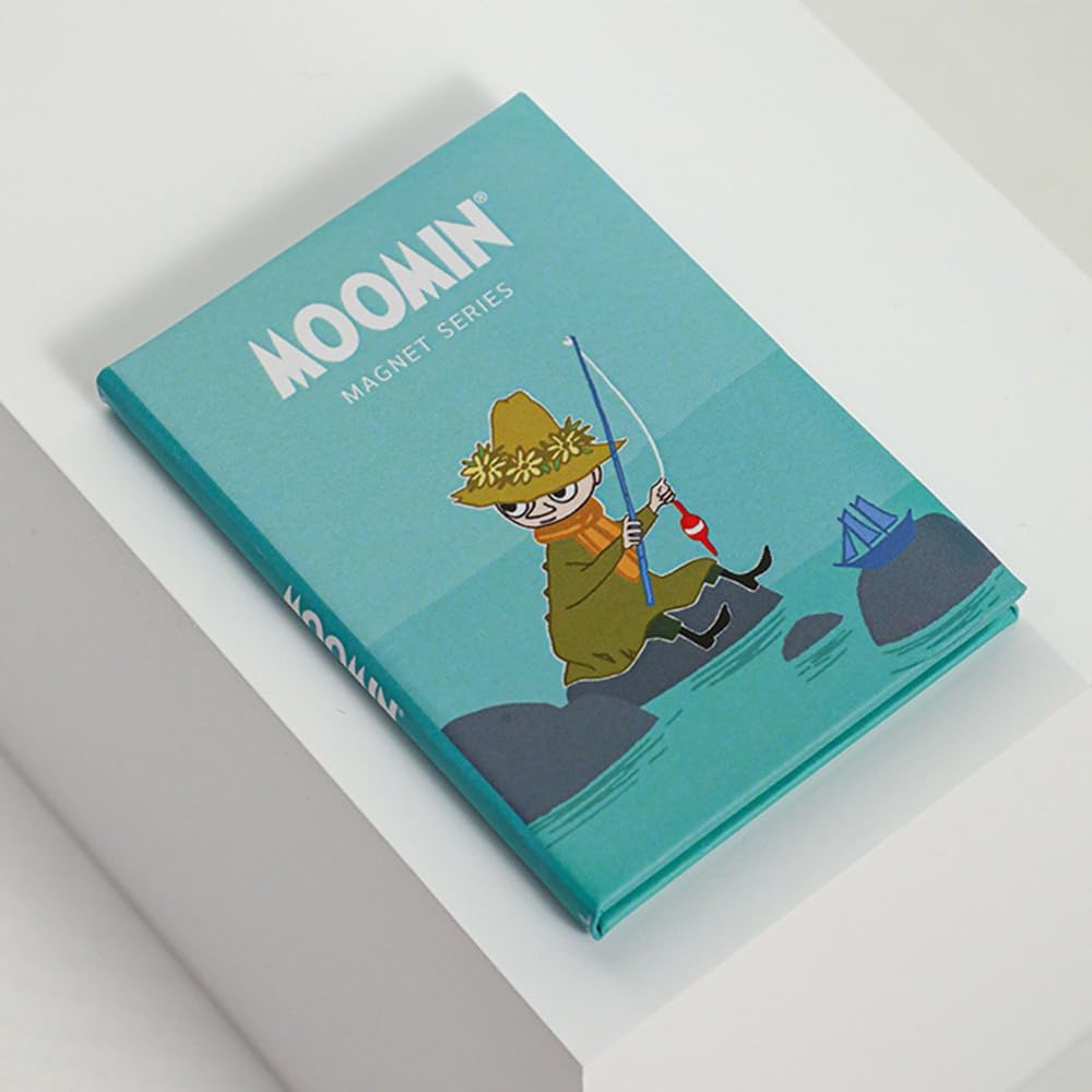 Moomin Snufkin Book Magnet - 7.8 x 5.7 cm, Paper, 1 Count
