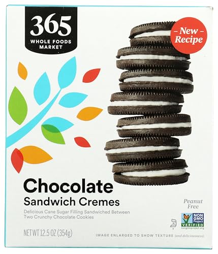 365 by Whole Foods Market Chocolate Sandwich Creme Cookie, 12.5 OZ