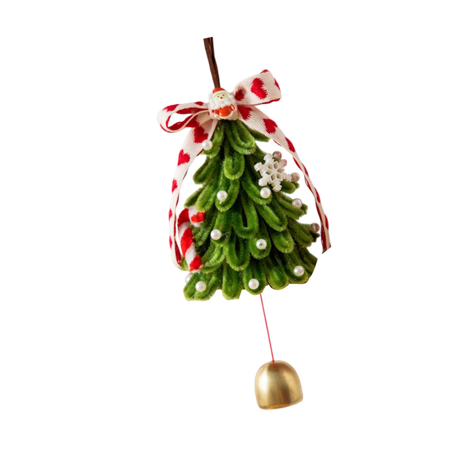 Stems Christmas Tree Ornament Craft Set Pipe Cleaners Craft Supplies for Car Interiors Holiday Decoration Holiday Ornament Set