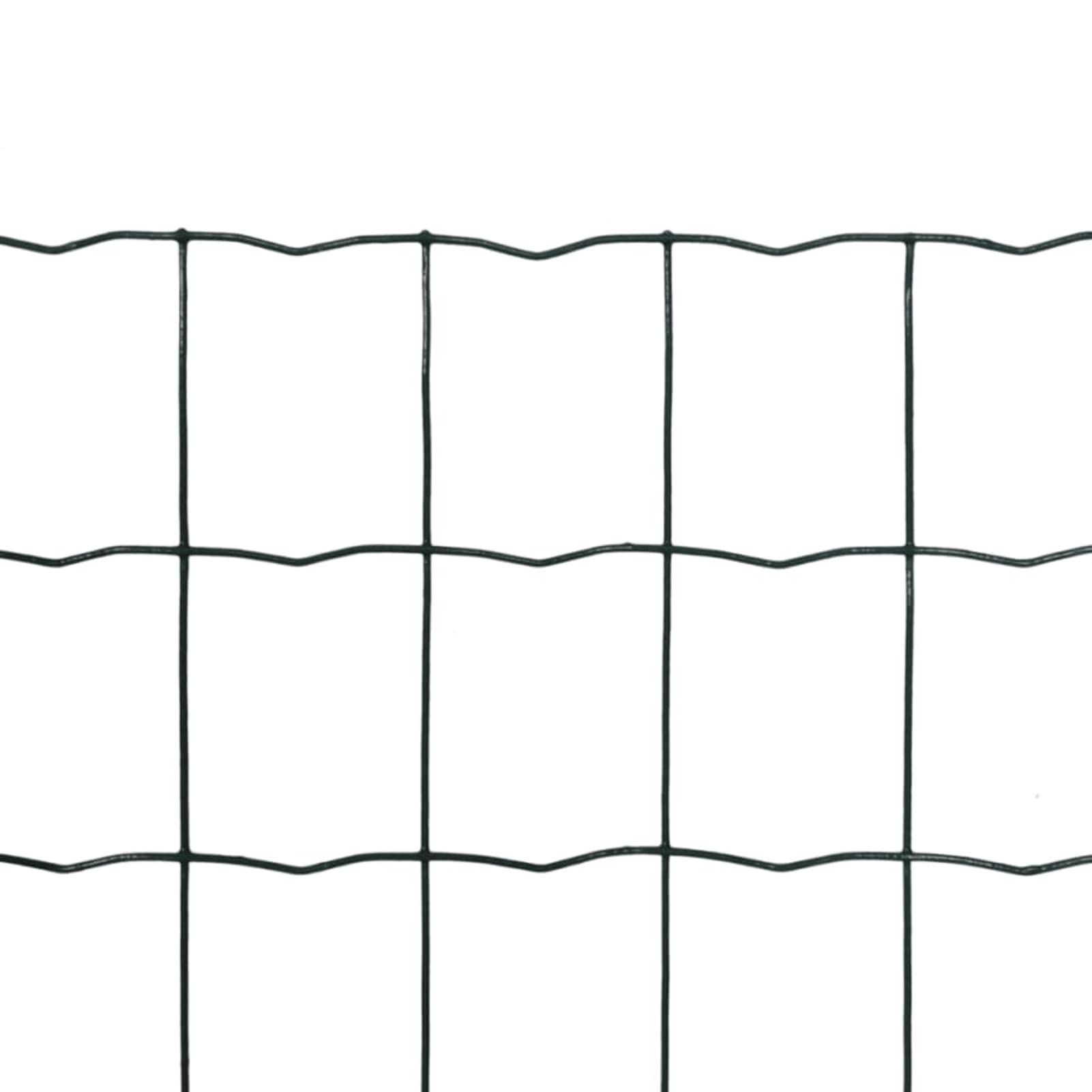 Tidyard Recinzione,Rete,in Acciaio,Rivestito PVC,Verde,10x1,2 m,Recinzione da Giardino,Recinzione in Rete Acciaio,Rete Recinzione in Acciaio,Recinzione in Metallo 10 m