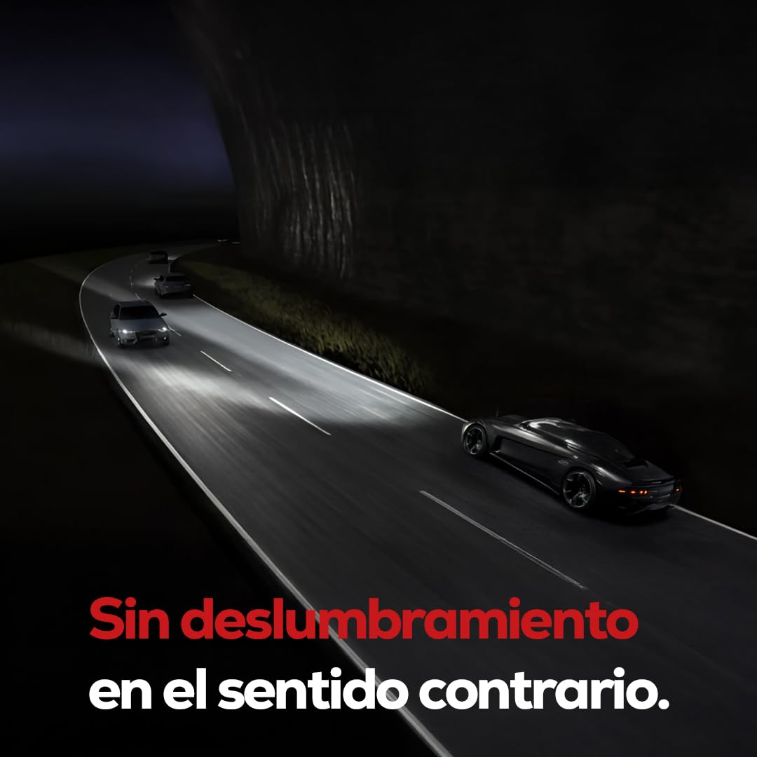 ASX Iluminación - Bombillas LED D1S/D1R para Faros Delanteros de Coche - Off Road, 24000LM Reales, 100W 9V-100V con Tecnología CANbus, Luz Blanca 6000K, Plug & Play, Pack 2 Unidades