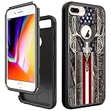 iPhone 6/7 Plus Case, iPhone 8 Plus Defender Case, Heavy Duty 360 Full Body Shockproof Hard...