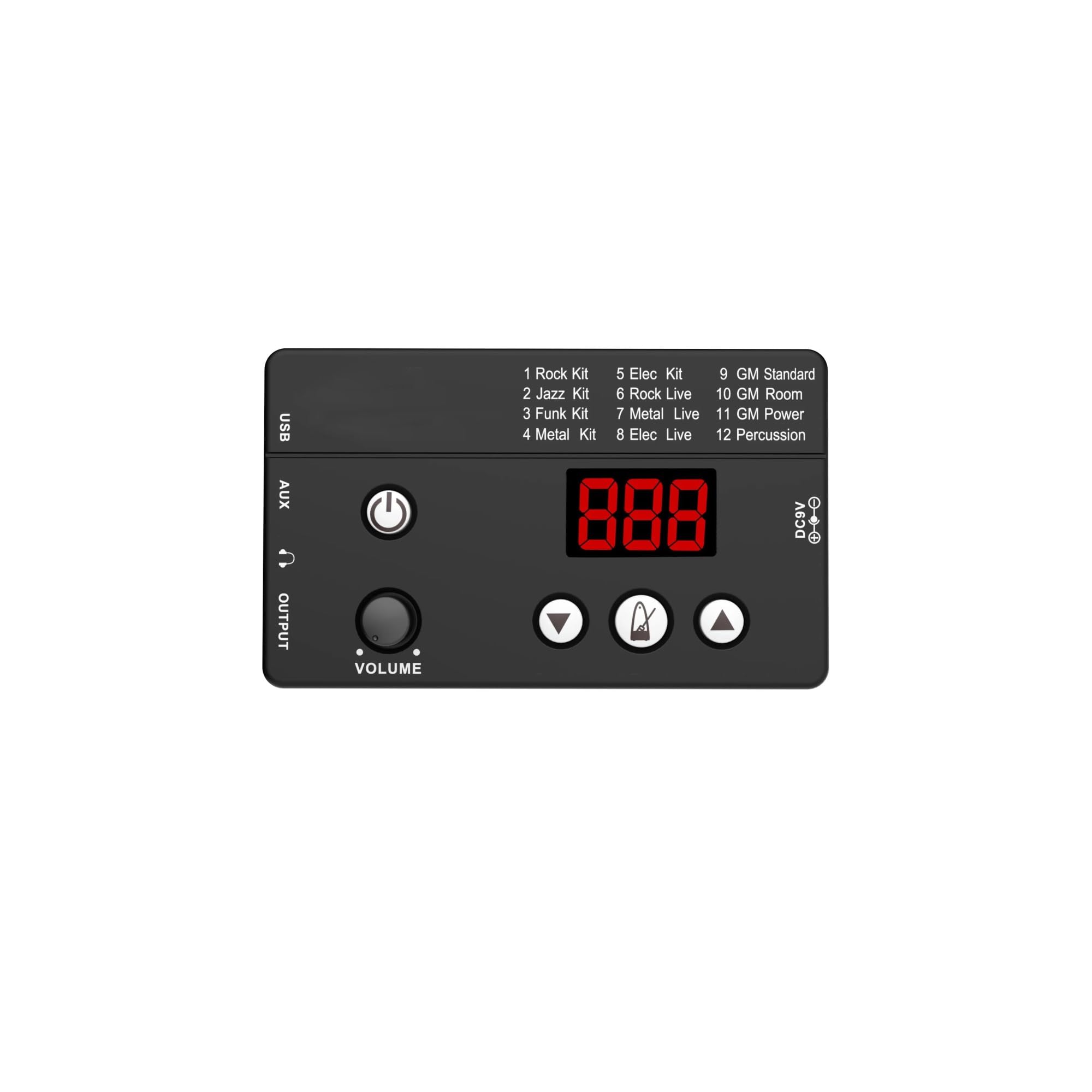 Set Batteria Elettronica Digitale Rullante Con Pelle Mesh Nera Principianti batteria elettronica