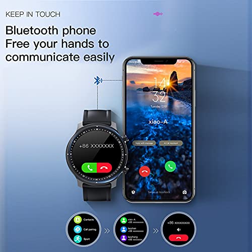 Smart Watch voor Mannen, Activity Tracker Horloge met 1,28'' touchscreen Bluetooth smartwatch (oproepen ontvangen… - Image 3