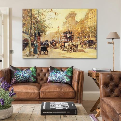 Poster Edouard Cortes Porte de Saint-Martin impression haute qualite
