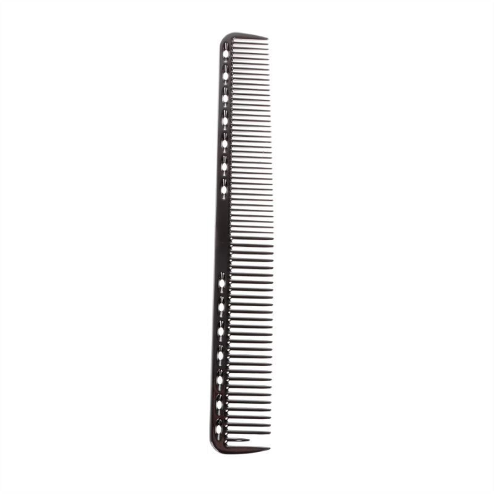 ADERFETBI Hair Comb Men's Woman Aluminum Metal Cutting Comb Hair Hairdressing And Hairdresser Salon Men's and Women's Care(C)