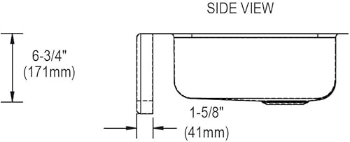 Miniatura 5 de Elkay ELUHFS2816 Lustertone - Fregadero de cocina de acero inoxidable de 33 pulgadas, estilo granja, de acero inoxidable