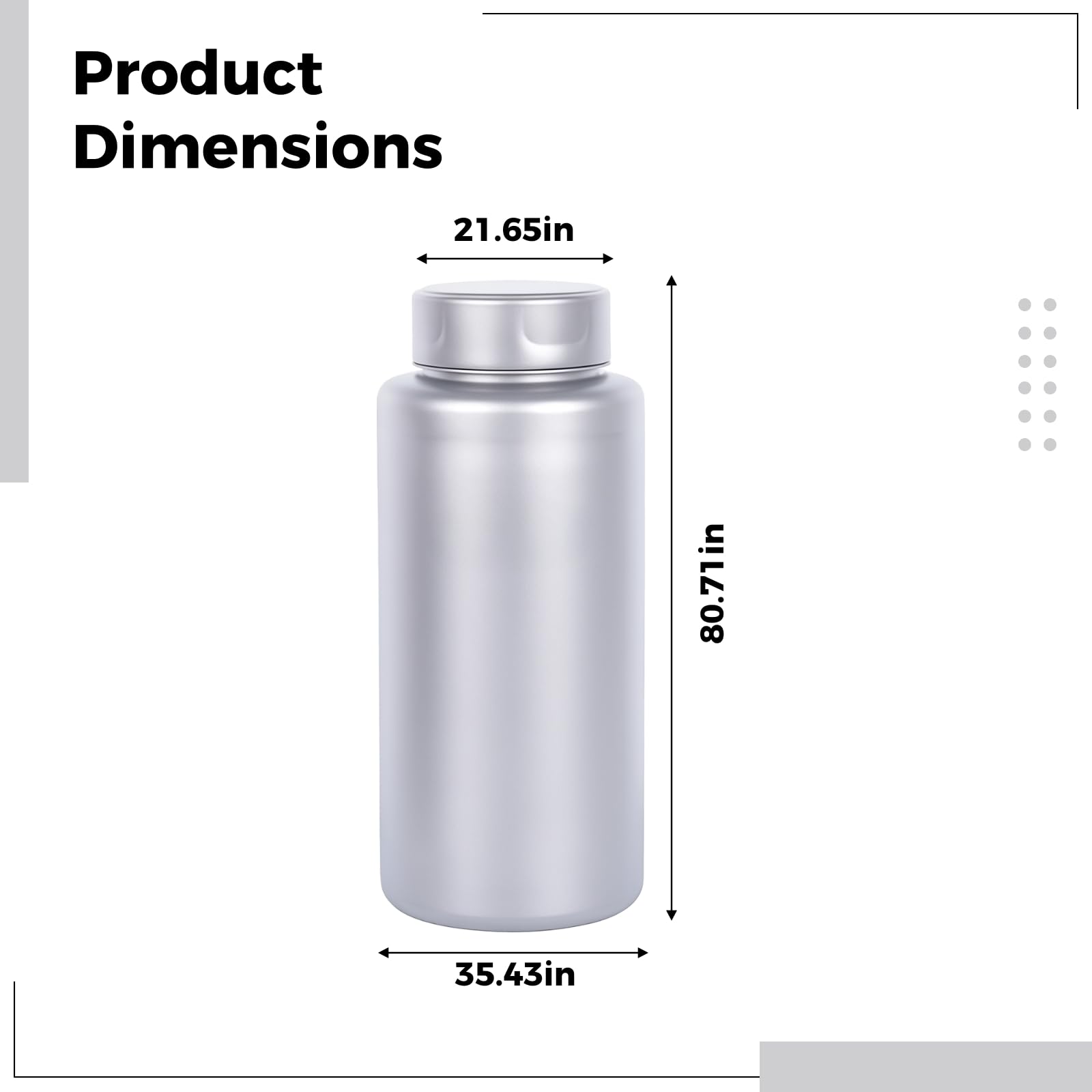 Bouteille d'eau légère de 700 ml, idéale pour le camping, la randonnée, en titane, poignée amovible avec finition mate, longue durée et activités de plein air