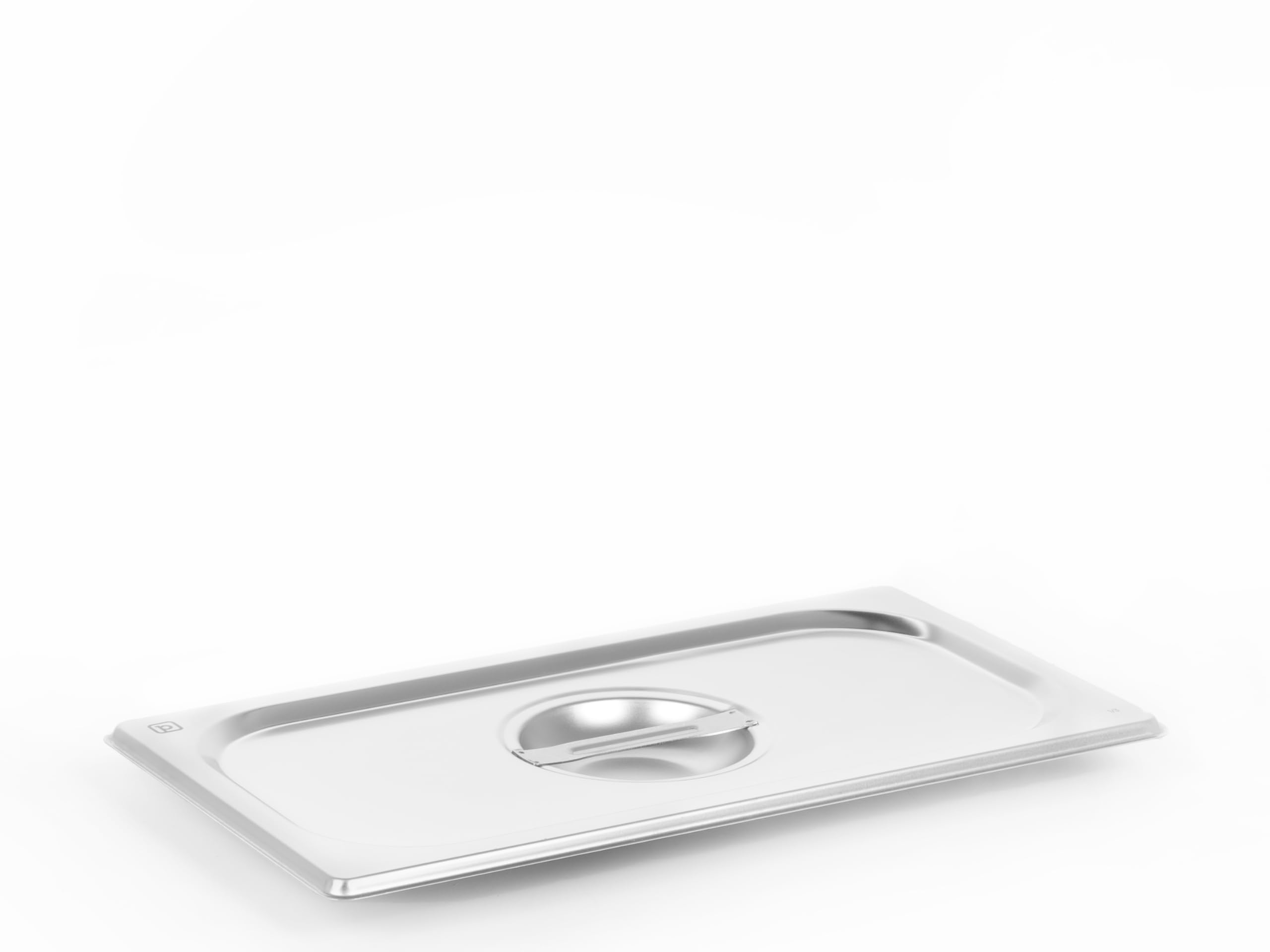 TECHNICA Deckel GN 1/3 Edelstahl Behälter Abdeckung Universal - Gastro Container stapelbar - Küche Profi Kantine Stapelbar Robust Hygiene Zubehör Warmhalte System