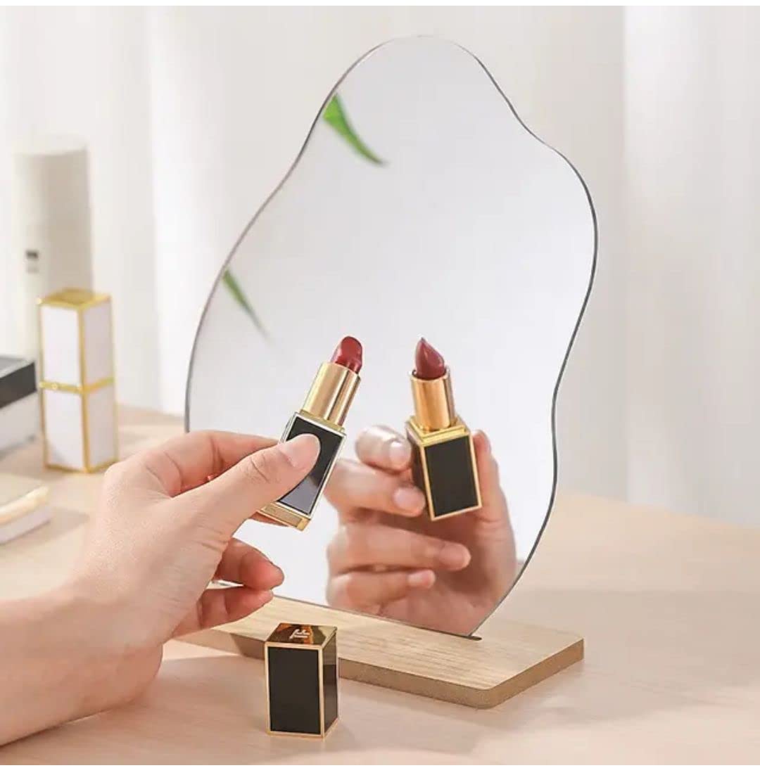 Buy Urban Glow Acrylic Vanity Makeup Mirror for Desk with Stand