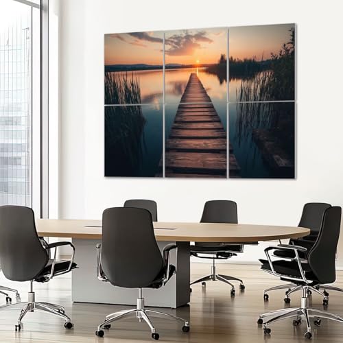 Paneles Acústicos Decorativos 6 Piezas 72"x48" con Adhesivo para Estudios y Oficinas miniatura 7