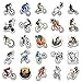 50 Pack Pcs BMX Bike Stickers for Water Bottles Waterproof Vinyl Laptop Luggage Scrapbooking Transportation Biking Sticker Packs Bulk Set Teens Adults Boys Aesthetic Small Decals