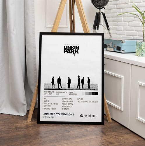 Image of Linkin Park Music Poster 13x19 Inch Unframed | 300 GSM Matte Board Paper with Peel & Stick Tape Included | Rock Band Wall Art | Posters for Wall | Home Decor | Wall Decor Items | Room Decoration Items