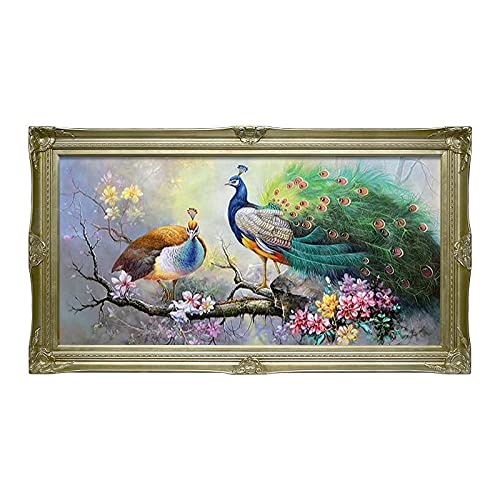 Kit Diamond Painting Fleur de Paon 70x140cm Idée Cadeau