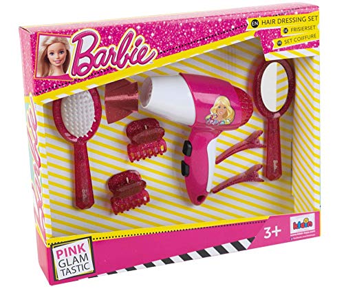 Theo Klein -5790 Barbie Set Cabeleireiro com secador e acessórios, brinquedo, multicolorido (5790)
