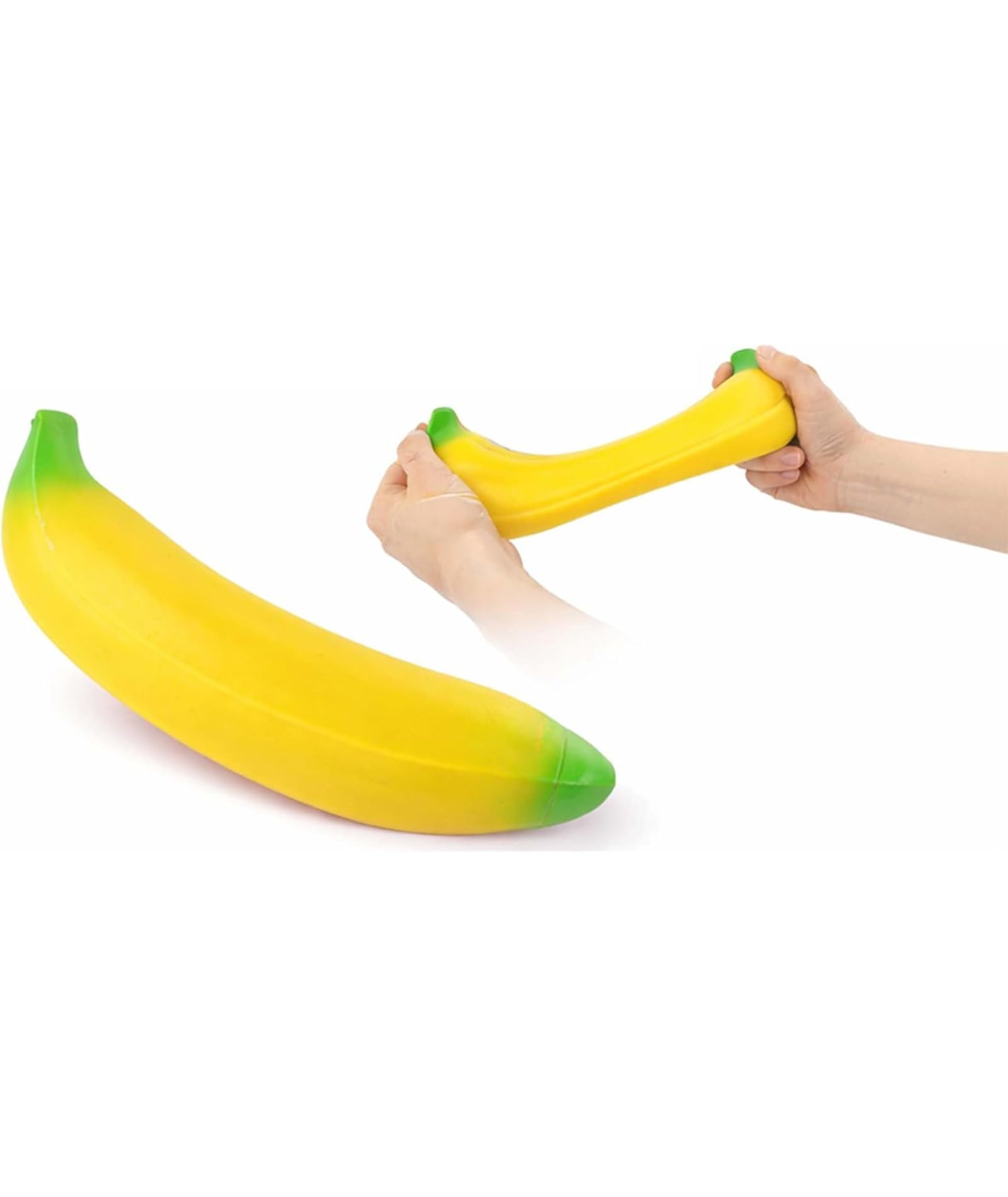 18cm Banana Squeeze Fidget Toy, Stretchy Soft Squishy Sensory Toy for Teens & Adults, Portable Handheld Desk Toy, Novelty Gift, Party Bag Filler for School, Office and Travel-image-32