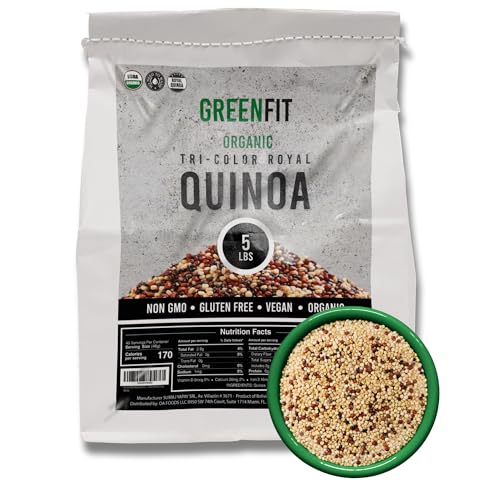 OA QUINOA Now Greenfit | Royal Organic Tri Color Quinoa (5 Lb)