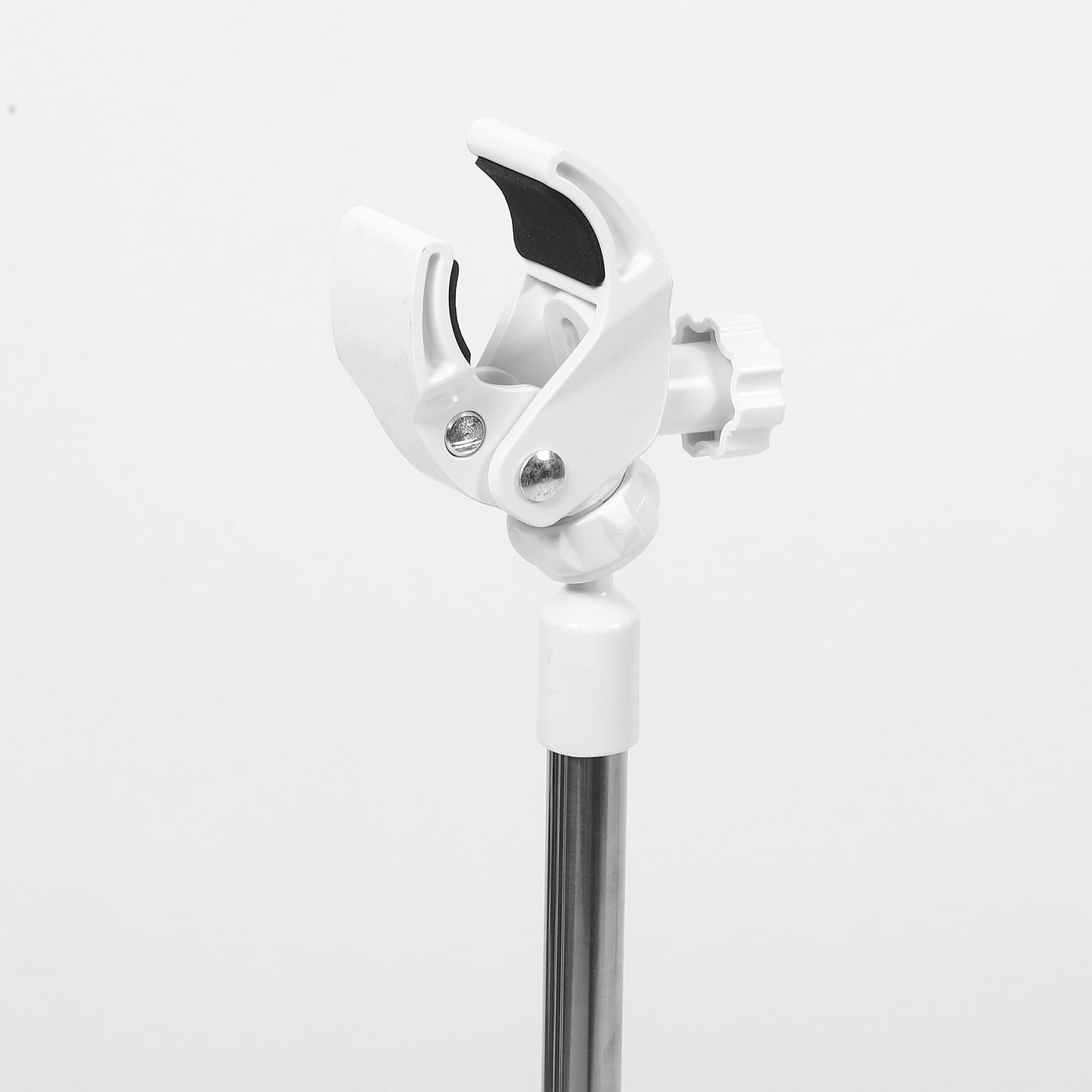 CANIGHT Haartrocknerständer aus Edelstahl und Kunststoff für Haustiere Abnehmbar und Stabil mit Verstellbarer Klemme bis 6cm für Tierpflege zu Hause