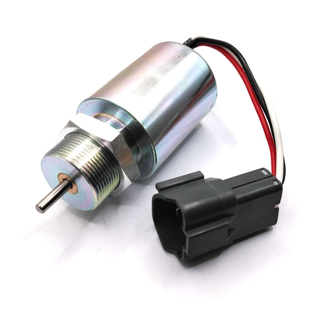12V Fuel Shutdown Solenoid Valve - Replacement For Mitsubishi L2E L3E S3L S4L Engine & Volvo EC15 - View #7