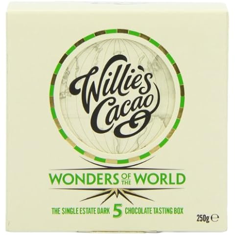 Willie's Cacao 5 Wonders of The World 5 x 50g Cacaos in Gift Box (Total 250 g) Cover