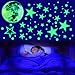 435 Points Lune et Etoiles Phosphorescentes Stickers Fluorescent Lumineux Autocollant Plafond pour Enfants Cadeau Décoration de Chambre d'enfant bébé ou Pépinière