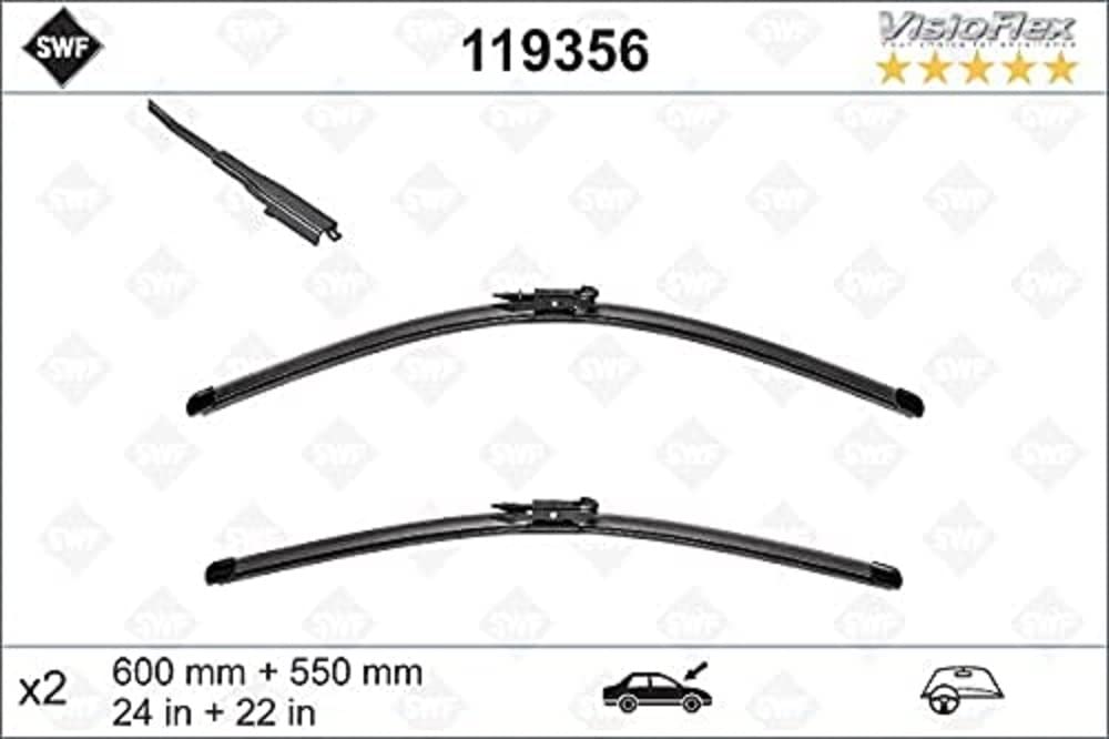 Valeo SWF Das Original Set Silecek Seti Volvo XC90 I (2011-2014) (600+550 MM) 119356