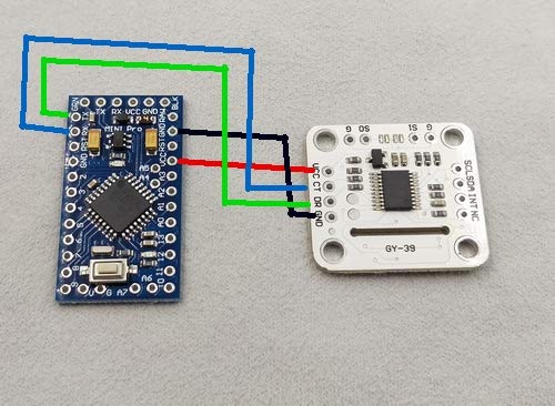 Hiletgo Gy-39 Light Intensity Temperature Humidity Atmospheric Pressure Sensor 4 In One Integrated Sensor Module With Chip Ltr308Als+Spl06+Shtc3 #TOP5
