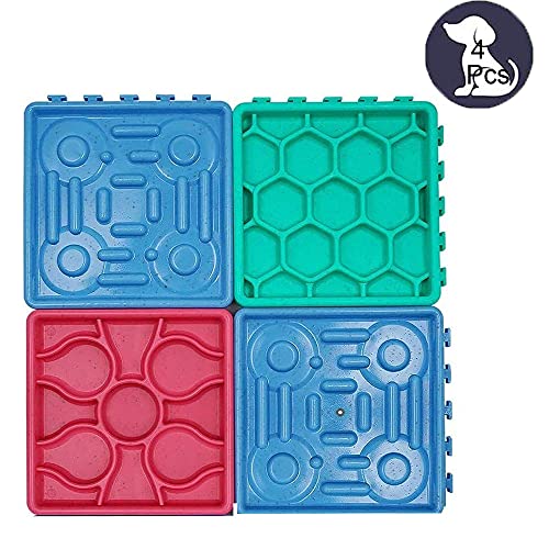 4 Pezzi Ciotola per Cani Alimentazione Lenta