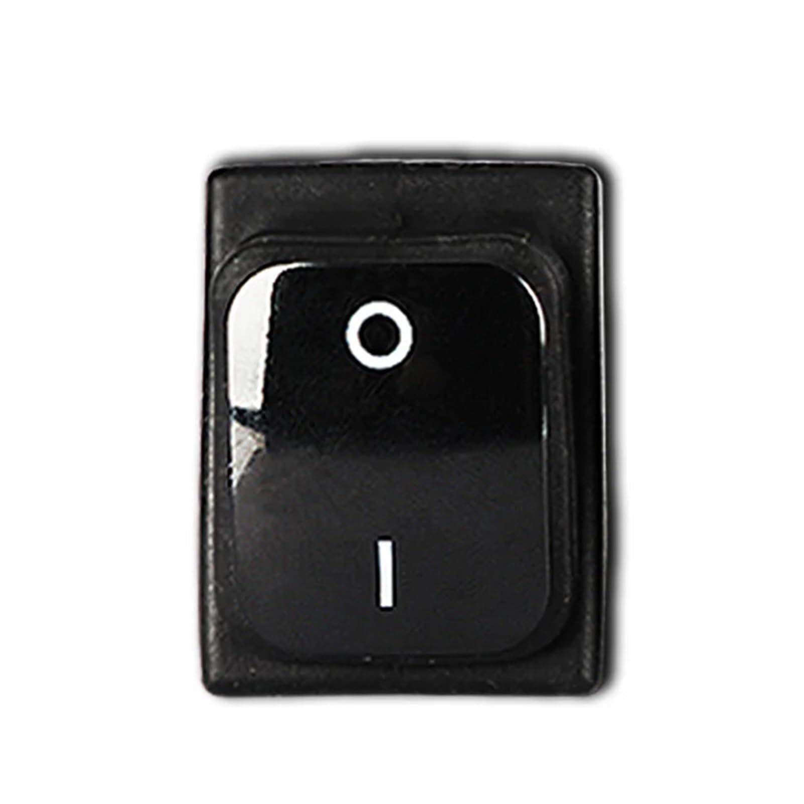 Interrupteur à bascule 12 V 220 V 4 broches marche/arrêt 250 V 4 broches 16 A 2 positions eau 20 A DC 24 V fusée 22 mm interrupteur KCD4 RL2 2X1N 10 pièces(Black Switch)