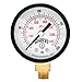 Winters PEM Series Steel Dual Scale Economical All Purpose Pressure Gauge with Brass Internals, 0-200 psi/kpa, 2" Dial Display, +/-3-2-3% Accuracy, 1/8" NPT Bottom Mount
