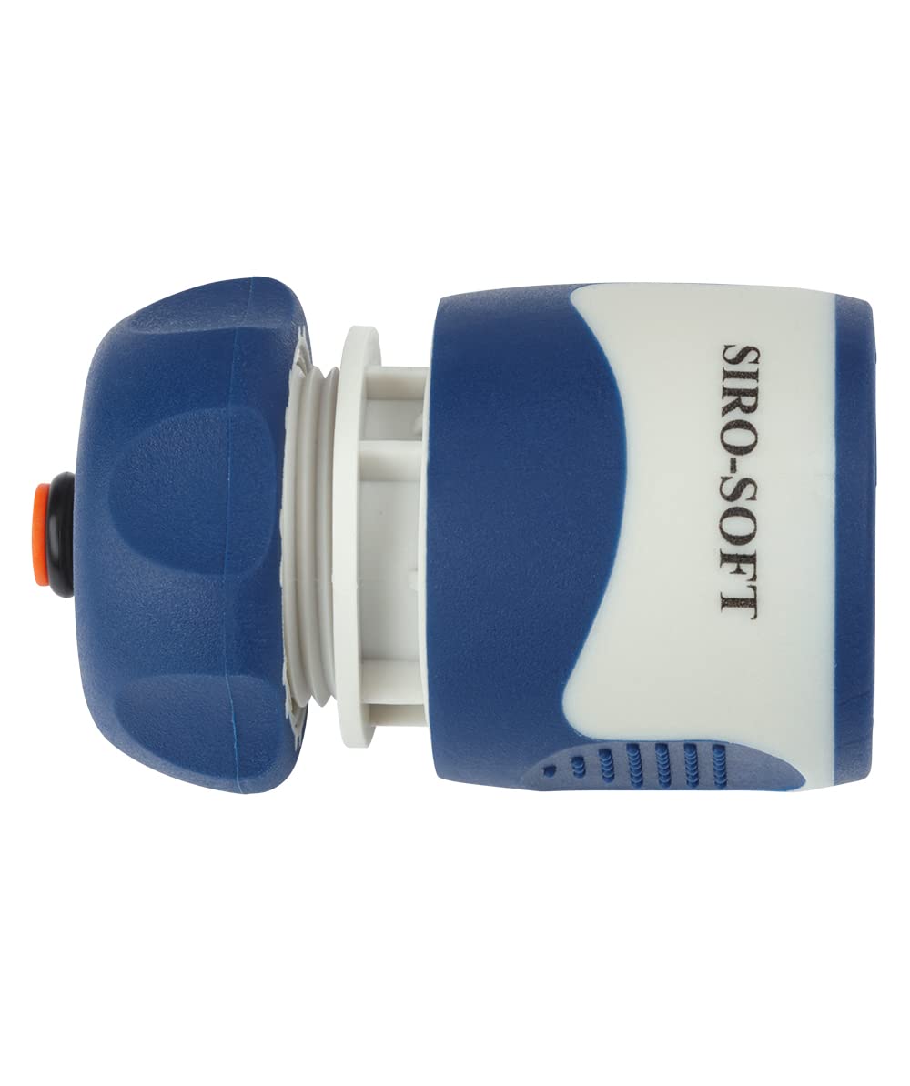 Sirocco Schlauchkupplung Siro Soft (0,5 Zoll) Mit Stop – Schnellkupplungssystem Mit Soft-Grip