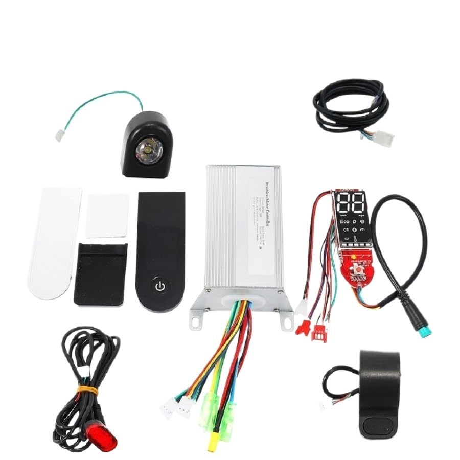 ScooterzubehöR EIN Set Controller Kit Elektroroller Bluetooth Dashboard 36V Set E Scooter Controller(Controller Set)