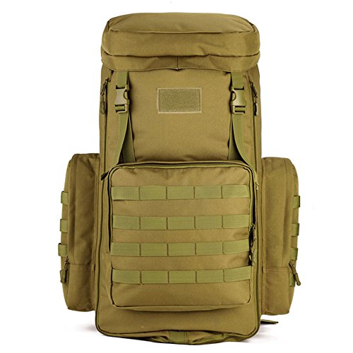 CREATOR 70-85L Large Capacity Tactical Travel Backpack MOLLE Hiking Rucksack Outdoor Travel Bag