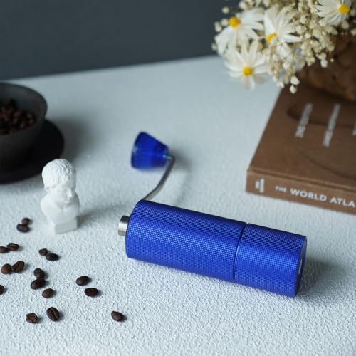 Image of TIMEMORE Chestnut C2 Coffee Grinder Updated New Upgrade Electricity Any More Portable Hand Manual Grinder Grind Machine Mill with Double Bearing Positioning (TIMEMORE C2) (Royal Blue)