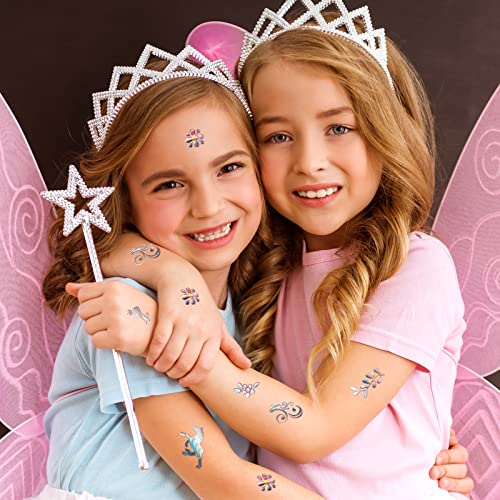 12 Packs Temporary Pens Washable Markers For Skin Shimmery Gel Pens For Girls Kids Party Stuffers, 6 Colors #TOP6