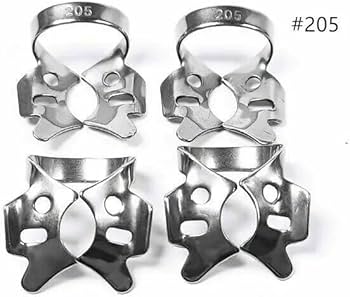 Amazon.co.jp: 5 パック歯科用ラバーダムクランプ歯内療法用ラバー